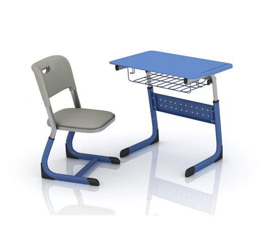 Single School Desk And Chair