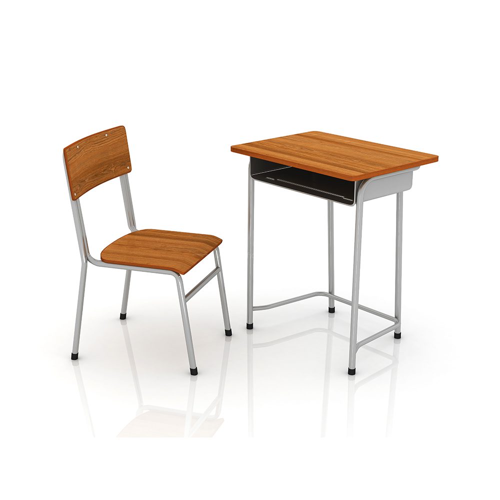 Cadeira e mesa escolar