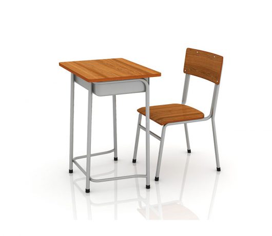 School chair and desk