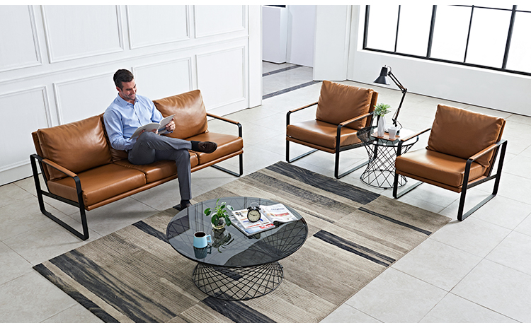 Modern Office Leather SofaModern Office Leather Sofa