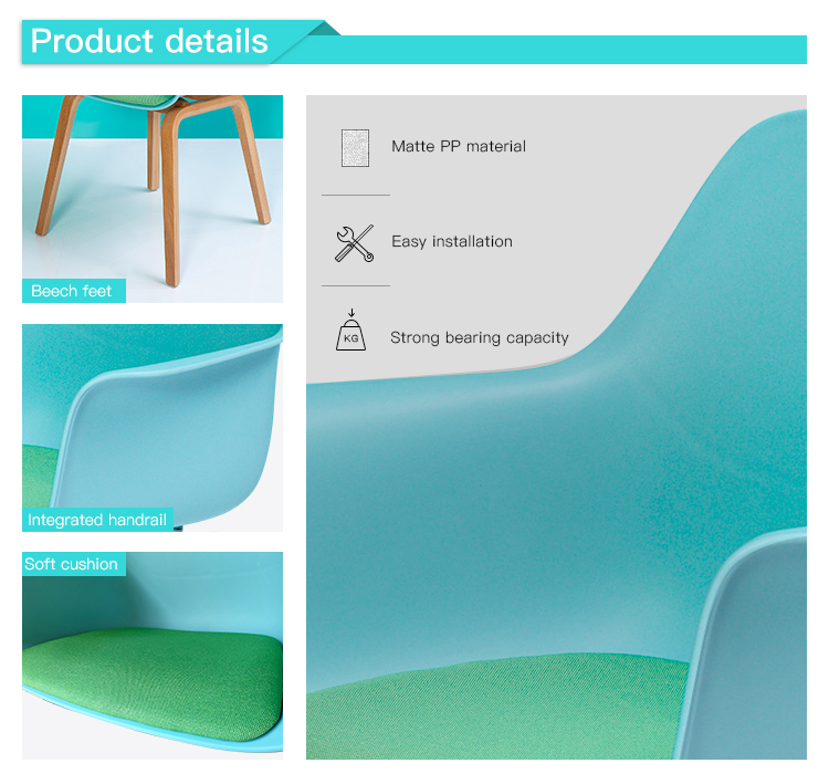 Leisure Wooden Plastics Chairs