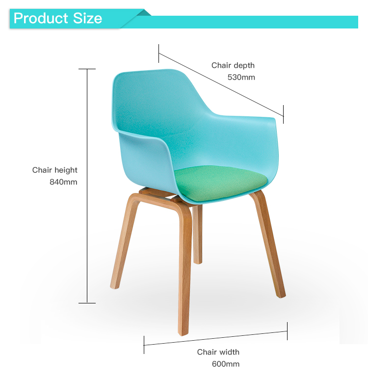 Leisure Wooden Plastics Chairs