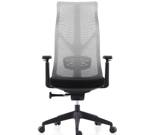 Silla de oficina ergonómica con respaldo alto