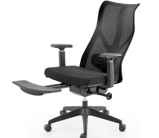 Silla de oficina ergonómica con respaldo alto