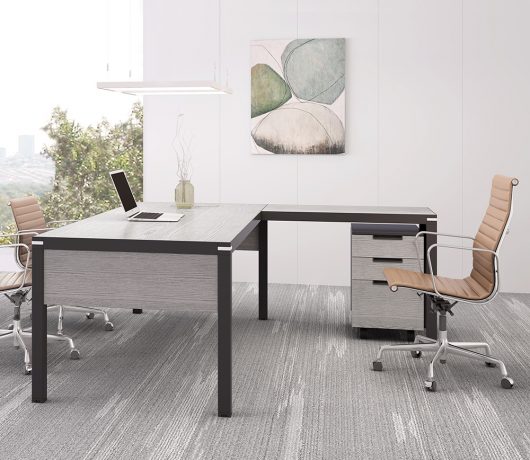 Escritorio moderno para muebles de oficina Escritorio de oficina en forma de L ejecutivo