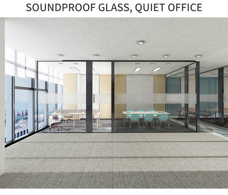 Divisórias de parede de vidro para escritório