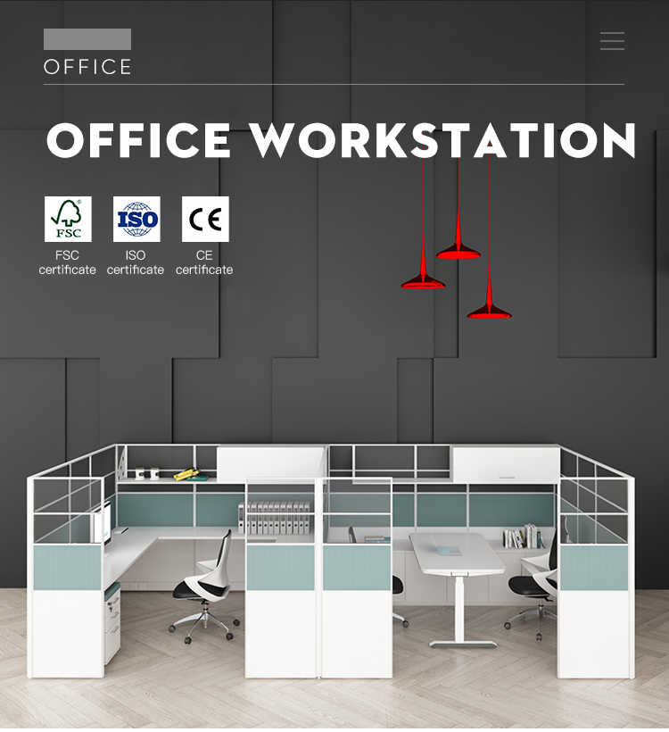Cubículos de estação de trabalho para escritório