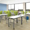 School Movable Desks And Chairs