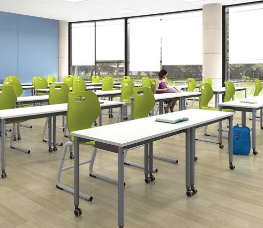 School Movable Desks And Chairs