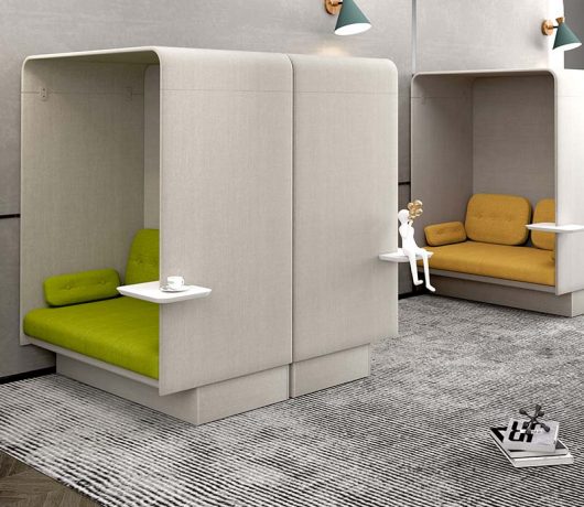 Acoustic High Back Sofa