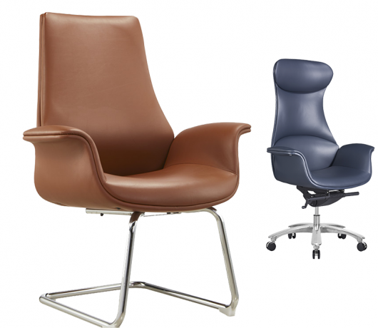 High Back Leather Manager Chair