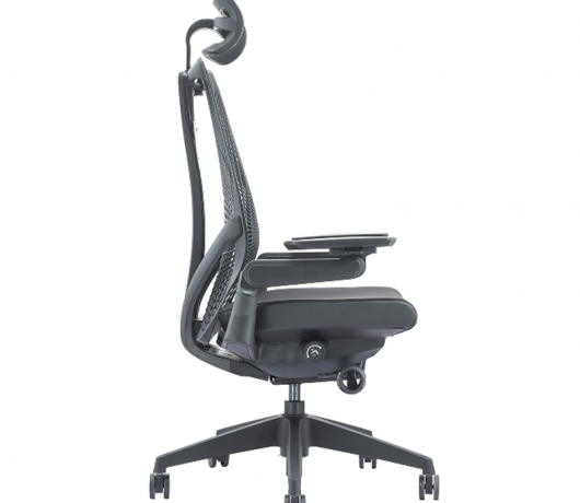 Cadeira de escritório de malha ergonômica com encosto alto