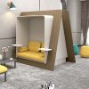 Acoustic High Back Sofa