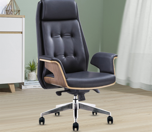Ergonomic Leather Office Chair