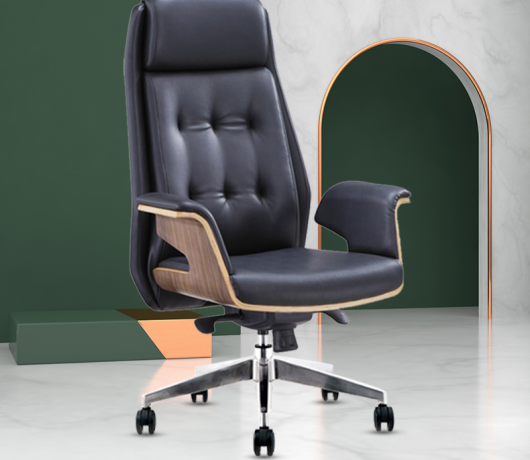 Ergonomic Leather Office Chair