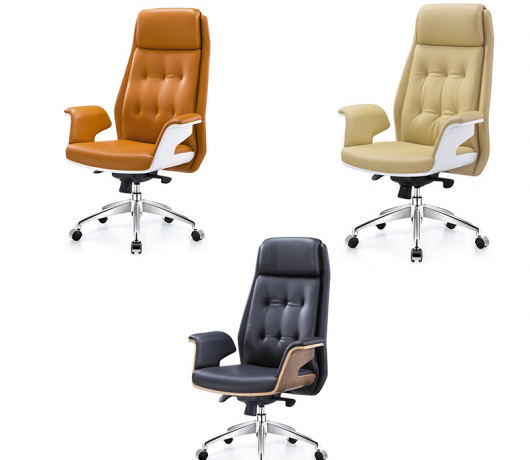 Ergonomic Leather Office Chair