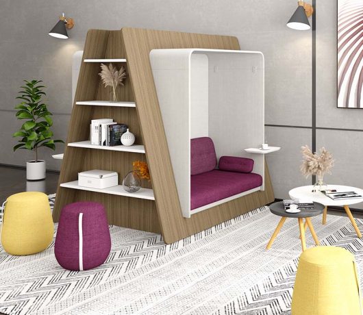 Acoustic High Back Sofa