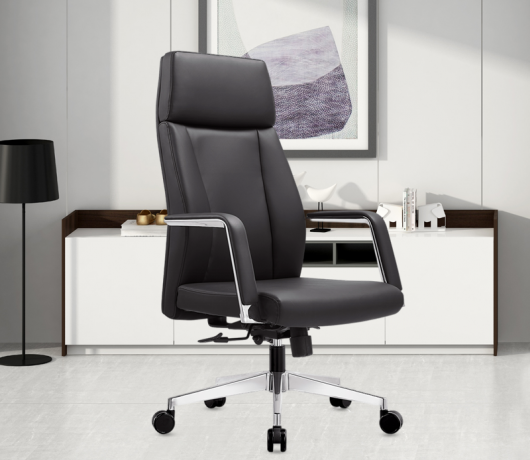 Silla Boss de cuero moderna