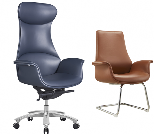 High Back Leather Manager Chair