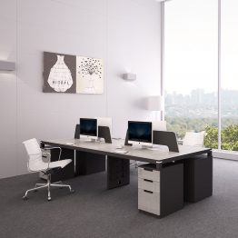 4 Person Office Workstation