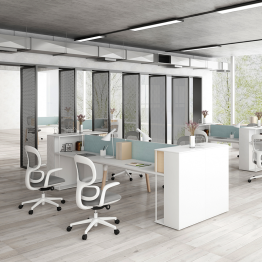 4 Seaters Office Workstation