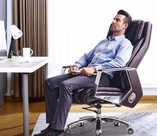 Chaise de bureau exécutif en cuir