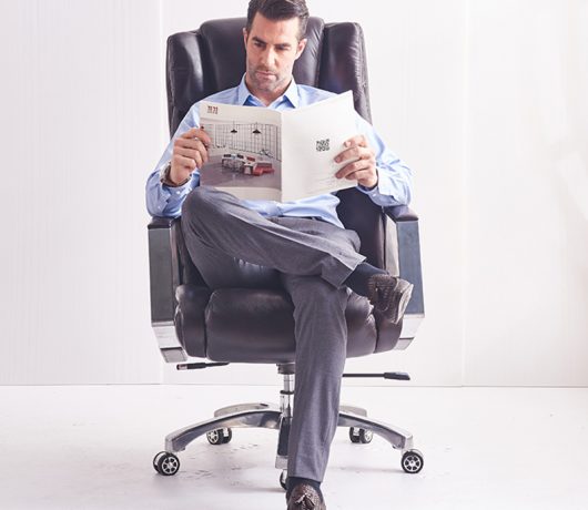 Chaise de bureau exécutif en cuir