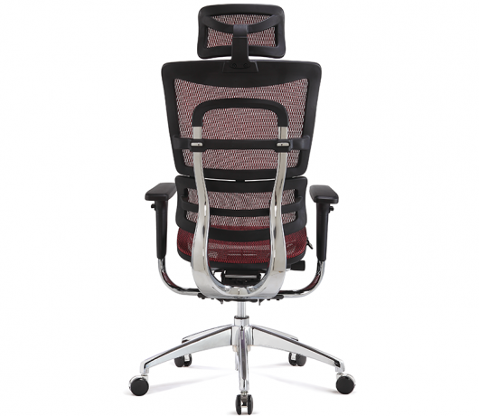 Chaise pivotante ergonomique à dossier haut