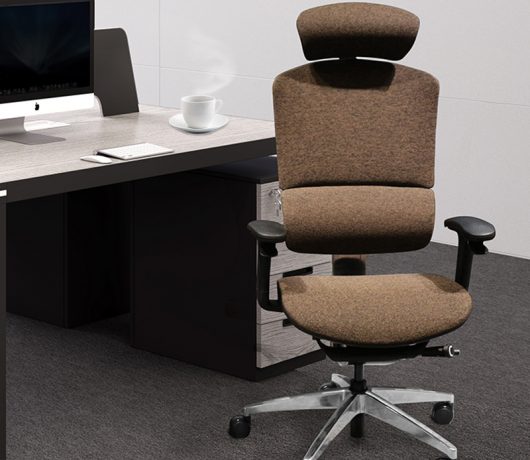 Chaise de bureau ergonomique moderne en maille