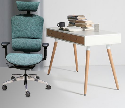 Chaise de bureau ergonomique moderne en maille