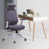 Chaise de bureau ergonomique en tissu moderne