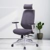 Silla de oficina ergonómica de tela moderna