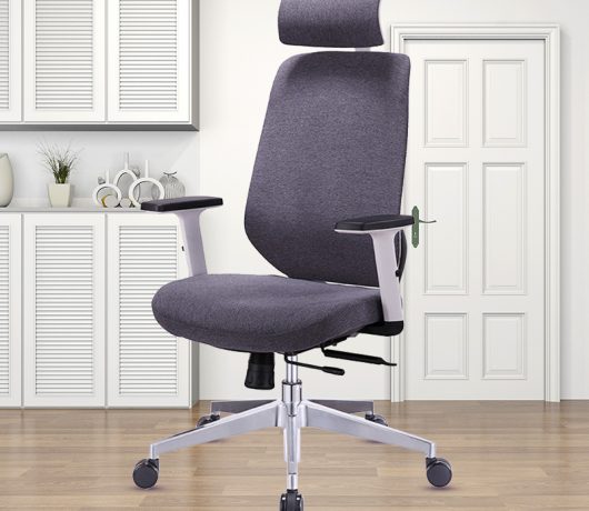 Silla de oficina ergonómica de tela moderna