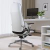 Chaise de bureau ergonomique en cuir