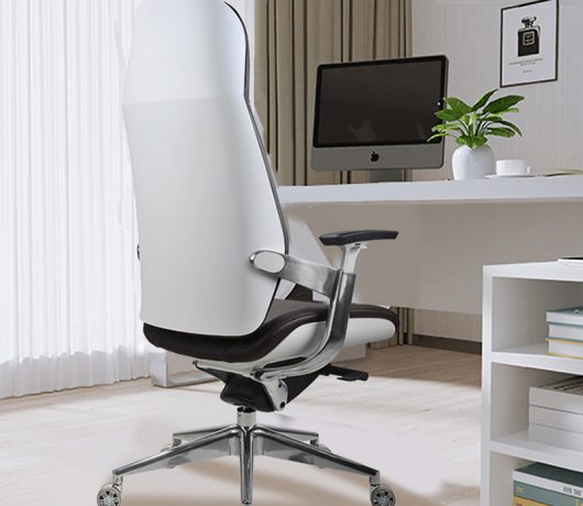 Ergonomischer Bürostuhl aus Leder