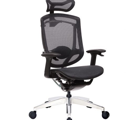 Chaise de bureau ergonomique en maille à la mode