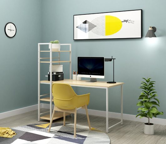Student Desk With Bookshelf