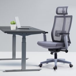 Chaise d'ordinateur ergonomique en maille