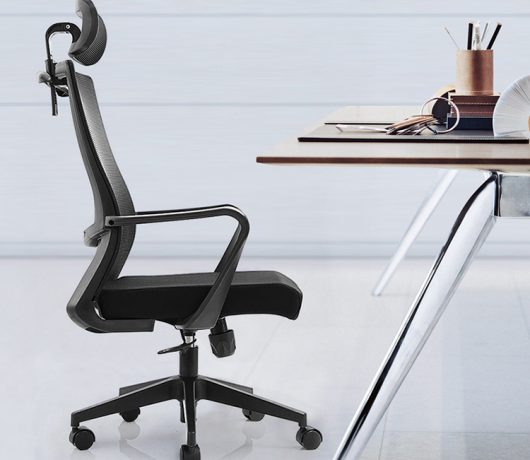 Chaise de bureau pivotante ergonomique