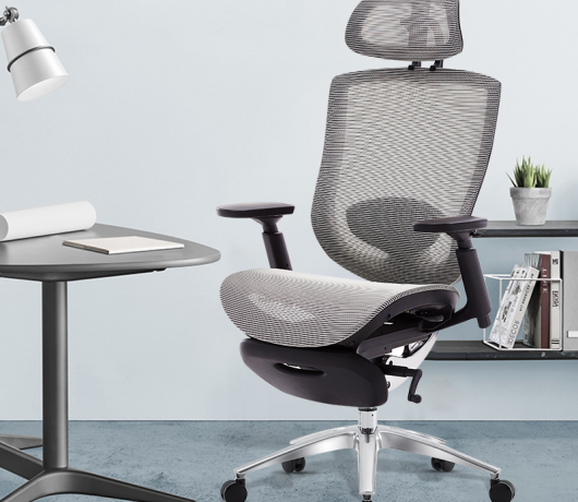 Silla de personal de malla ergonómica