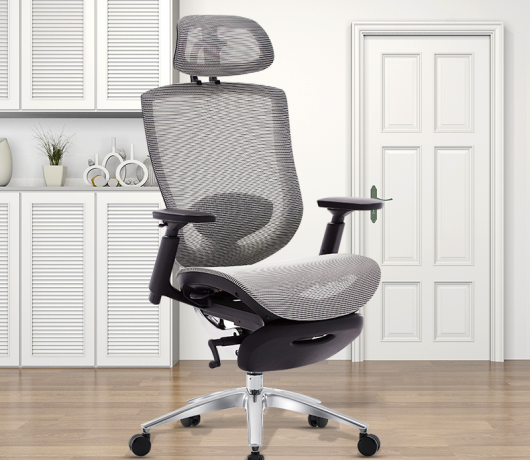 Silla de personal de malla ergonómica