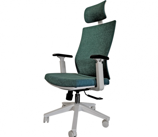 Silla de oficina ergonómica de tela