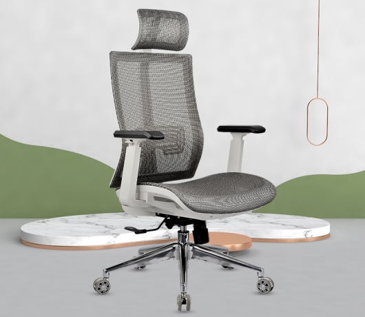 Cadeira giratória ergonômica para escritório
