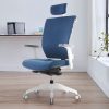Stilvoller Bürostuhl mit hoher Rückenlehne