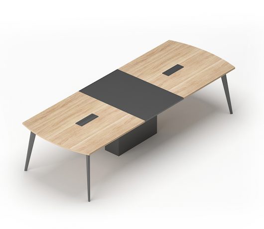 Table de réunion en bois
