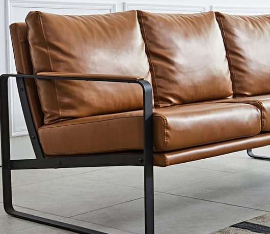 Canapé en cuir moderne