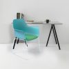 Chaise de loisirs en plastique de bureau