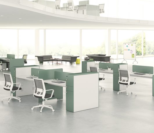 4 Seater Office Workstation