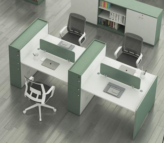 4-Sitzer-Büroarbeitsplatz