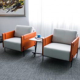 Modern One Seater Fabric Sofa
